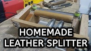 Homemade leather splitter [upl. by Arde]