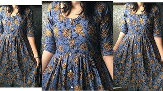 Kurti Cutting and Stitching Step by Step  KurtiSuitkameez Cutting and Stitching Full Tutorial [upl. by Lac]