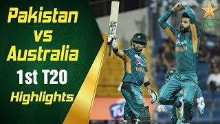 Pakistan Vs Australia 2018  1st T20I  Highlights  PCB [upl. by Geffner]