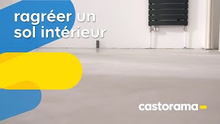 Comment ragréer un sol intérieur  Castorama [upl. by Aikat]