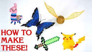 3D Pen Art  5 EASY Ideas for Beginners [upl. by Scheers]