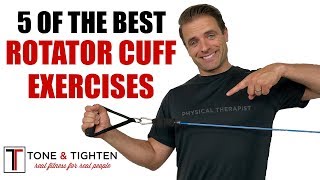 How To Strengthen Rotator Cuff  Physical Therapy Exercises For Shoulder Pain [upl. by Ainola]