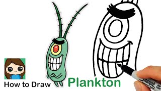 How to Draw Plankton  SpongeBob SquarePants [upl. by Lebasiram]