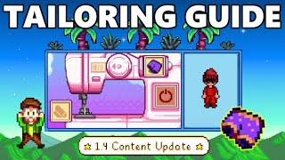 Stardew Valley 14 Update  How to unlock tailoring AND how to terrify Lewis [upl. by Nauhs]