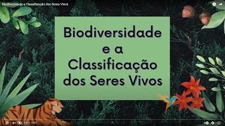 Biodiversidade e Classificação dos Seres Vivos [upl. by Onirotciv]