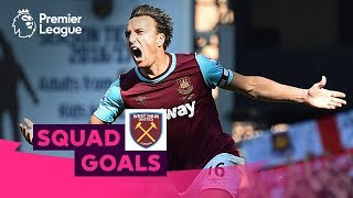 Phenomenal West Ham United Goals  Noble Anderson Payet  Squad Goals [upl. by Becka]