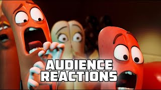 Sausage Party  Audience Reactions Rated  R [upl. by Llemaj554]