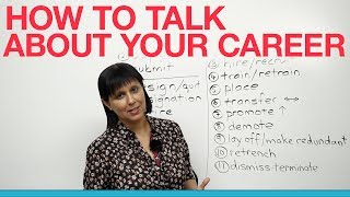 Professional English How to talk about your career [upl. by Cerys]