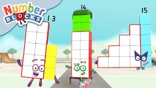 Numberblocks Teen Numbers  Learn to Count [upl. by Aissej]