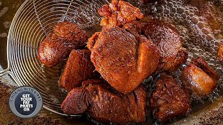 How to make Carnitas  Mexican Fried Pork  Mexican Food [upl. by Evelunn465]