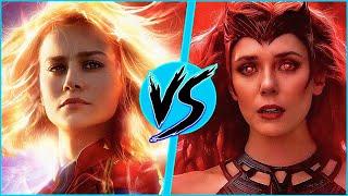 Scarlet Witch MCU VS Captain Marvel MCU  BATTLE ARENA  WandaVision  DanCo VS [upl. by Okorih605]