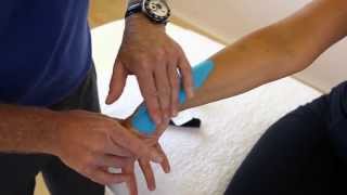 How to apply Kinesiology taping  Tendinitis of Wrist and forearm [upl. by Atteselrahc]