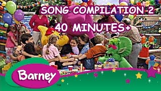 Barney  Song Compilation 2 40 Minutes [upl. by Leventis]