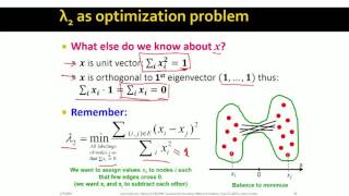 Lecture 33 — Spectral Graph Partitioning Finding a Partition Advanced  Stanford [upl. by Queen]