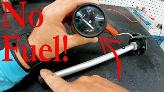 How To Troubleshoot amp Fix A Boat Fuel Gauge amp Fuel Sender [upl. by Brandice]