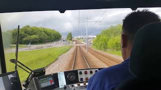 Sheffield Supertram Drivers Eye Halfway  Castle Square B [upl. by Ttehc]