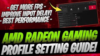 🔧AMD Radeon Control Panel Ultimate Guide For GAMING amp Performance [upl. by Eyak703]