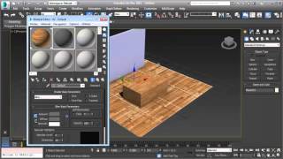 3ds Max Reflection Effect Material Map Tutorial [upl. by Essex446]