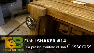 Etabli shaker  14 la presse frontale  shaker bench leg vis [upl. by Enitsenre]