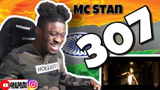 MC STAN  307  TADIPAAR  🇮🇳🔥REACTION [upl. by Anirrok267]