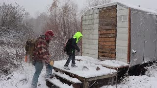 Winter Snow Storm at the Cabin [upl. by Viguerie221]