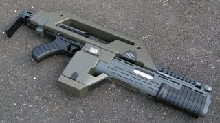 Aliens M41A Pulse Rifle Review Snow Wolf [upl. by Elrebmik397]