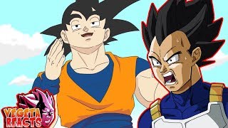 Vegeta Reacts To Goku vs Frieza RAP BATTLE [upl. by Aneehsor313]