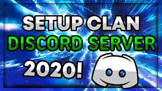 How to setup a Clan Discord Server in 2020 [upl. by Atikaj]