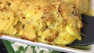 GRATIN POMMES DE TERRE POULET  RECETTE SIMPLE DE GRATIN [upl. by Greenfield285]