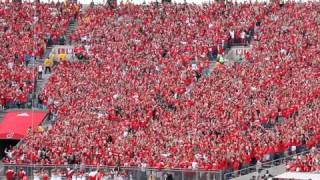 WISCONSIN JUMP AROUND in student section at Camp Randall Madison [upl. by Ardeen794]