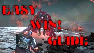 Gael The Slave Knight Easy KILL BOSS Guide Dark souls 3 Ringed City DLC Boss [upl. by Tneciv941]