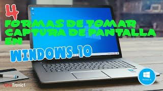 4 formas de tomar captura de pantalla en windows 10 PC  Laptop [upl. by Theone]