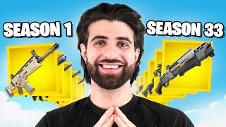 Ranking the BEST Weapon from EVERY Fortnite Season [upl. by Toolis]