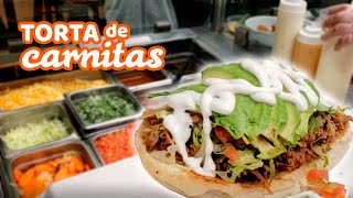 RIQUÍSIMA TORTA DE CARNITAS  TORTAS MEXICANAS  Stand Up Tacos [upl. by Wira309]