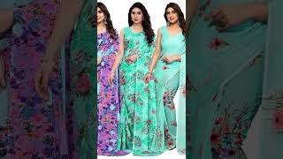 Amazon offer Georgette Sarees  Amazon Sarees [upl. by Ayirp]