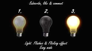 How to Make Light Flicker amp Flashes effect on After Effects l Made Easy [upl. by Nodmac]