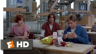 The Breakfast Club 68 Movie CLIP  Lunchtime 1985 HD [upl. by Nnylg]