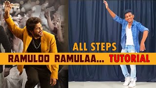 Allu Arjun  Ramuloo Ramulaa  Signature Steps Tutorial  Nishant Nair  Dance FreaX [upl. by Nolyak544]