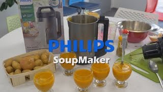 Philips SoupMaker HR220480  Démo du blender chauffant en français FR [upl. by Adnuahsor772]