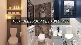 100 idées pour des toilettes  décoration WC 2021 [upl. by Ailices193]