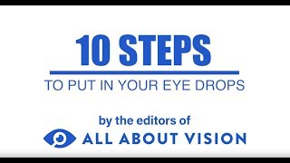 10 Steps on How to Put in Eye Drops [upl. by Khanna358]