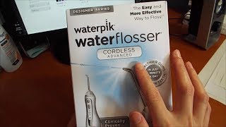 Unboxing Waterpik Cordless Advanced water flosser dental aid [upl. by Hirschfeld341]