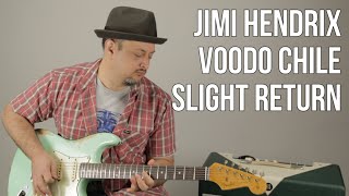 Jimi Hendrix  Voodoo Child Slight Return Stevie Ray Vaughan  Guitar Lesson How to Play Blues [upl. by Anola816]