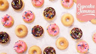 How To Make Mini Baked Donuts  Cupcake Jemma [upl. by Carisa]