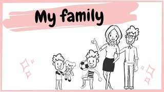 My family English Vocabulary Lesson [upl. by Meggy]