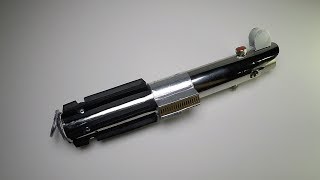 Star Wars Make the Skywalker Lightsaber for 25 with sounds clashes and lights Part 1 [upl. by Hopper]