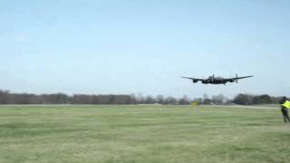 Avro Lancaster Pass By Sound Recording [upl. by Schmitt]