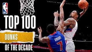 NBAs Top 100 Dunks Of The Decade [upl. by Cartie]