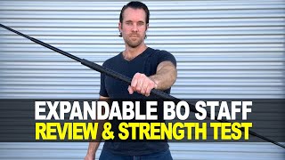 Expandable Bo Staff Review amp Strength Test [upl. by Thirion]