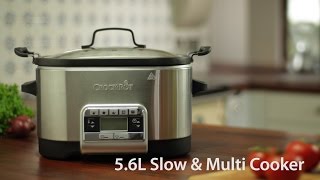 CrockPot 56L Slow amp Multi Cooker CSC024 [upl. by Neelram812]